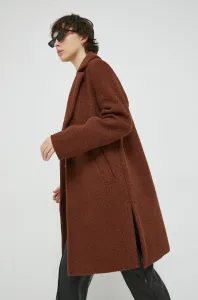 Kabát Tom Tailor dámský, hnědá barva, přechodný #2838586