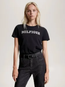 Tommy Hilfiger dámské černé tričko - XS (BDS) #5362808