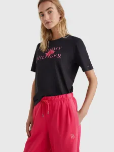 Tommy Hilfiger dámské černé tričko - M (BDS) #1416225