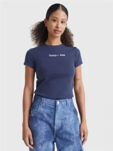 Tommy Hilfiger dámské tričko Barva: C87 Twilight Navy, Velikost: S