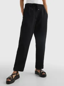 Tommy Hilfiger dámské černé kalhoty - 34 (BDS) #3724902