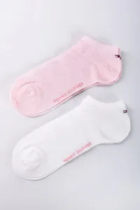 Dámské béžovo-růžové kotníkové ponožky Sneaker Summer Knit - dvojbalení #6038451