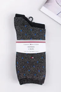 Dámské černé ponožky Sock Dot - dvojbalení #5449091