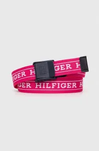 Dětský pásek Tommy Hilfiger růžová barva