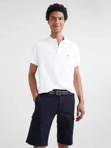 Tommy Hilfiger pánské bílé tričko - M (YBR) #4869928