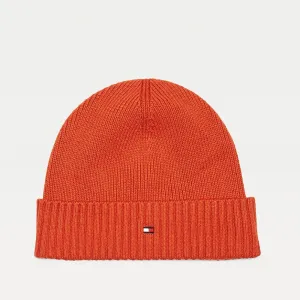 Tommy Hilfiger pánská oranžová zimní čepice Pima #1405990