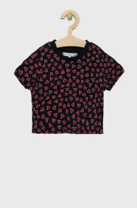 Dětské bavlněné tričko Tommy Hilfiger tmavomodrá barva #1983249