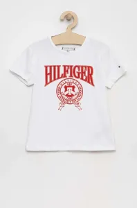 Dětské tričko Tommy Hilfiger bílá barva #5629502