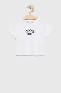 Dětské tričko Tommy Hilfiger bílá barva #4939289