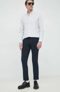 Kalhoty Tommy Hilfiger pánské, tmavomodrá barva, jednoduché #5781014