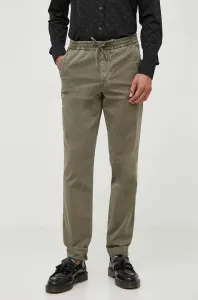 Kalhoty Tommy Hilfiger pánské, zelená barva, jednoduché #5967997