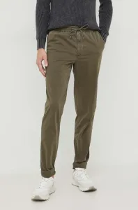 Kalhoty Tommy Hilfiger pánské, zelená barva, jednoduché #5967999
