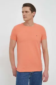Tričko Tommy Hilfiger oranžová barva