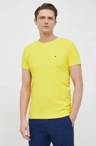 Tričko Tommy Hilfiger žlutá barva