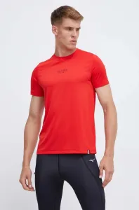 Tričko Tommy Hilfiger červená barva, s potiskem