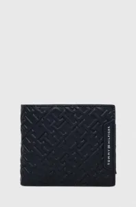Kožená peněženka Tommy Hilfiger tmavomodrá barva #4171902