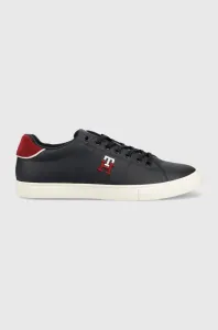Sneakers boty Tommy Hilfiger Fm0fm04350 Core Vulc Varsity Monogram tmavomodrá barva #3908290
