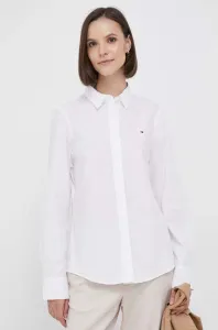 Košile Tommy Hilfiger bílá barva, regular, s klasickým límcem #5413035