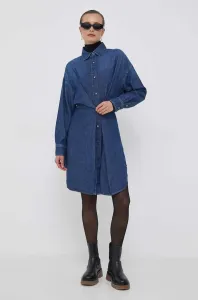 Džínové šaty Tommy Hilfiger tmavomodrá barva, mini #6049021