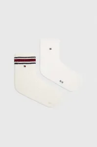Ponožky Tommy Hilfiger 2-pack dámské, bílá barva #6115021