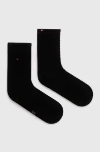 Ponožky Tommy Hilfiger 2-pack dámské, černá barva #5566682