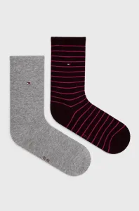Ponožky Tommy Hilfiger dámské, fialová barva #1943335