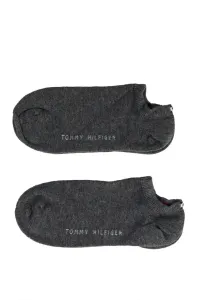 Ponožky Tommy Hilfiger 2-pack dámské, šedá barva, 343024001