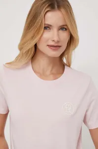 Tričko Tommy Hilfiger růžová barva