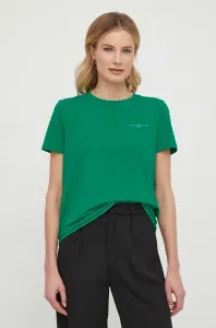 Tričko Tommy Hilfiger zelená barva #6179892
