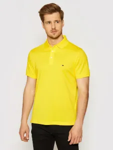 Tommy Hilfiger pánské žluté polo tričko - L (ZGS)