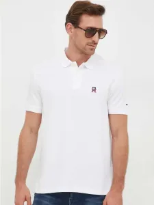 Tommy Hilfiger pánské bílé polo tričko #5630822