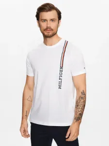 Tommy Hilfiger pánské bílé tričko #5610035