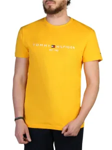 Tommy Hilfiger pánské tričko Barva: žlutá, Velikost: S