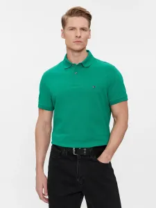 Tommy Hilfiger pánské zelené polo tričko #5920946