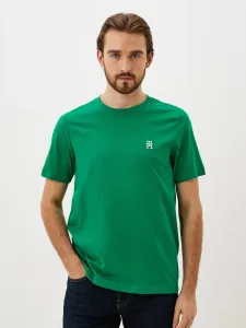 Tommy Hilfiger pánské zelené tričko #6098986