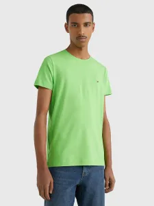 Tommy Hilfiger pánské zelené tričko  - M (LWY)
