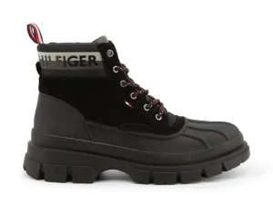 Tommy Hilfiger pánské kotníkové boty Barva: černá, Velikost: EU 40