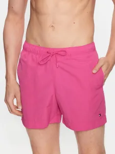 Tommy Hilfiger pánské růžové plavky #4959741