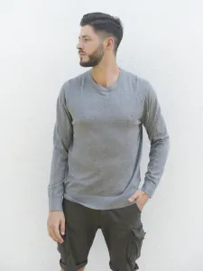 Tommy Hilfiger pánský šedý svetr #1422425