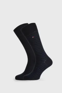 Tommy Hilfiger 2 PACK - pánské ponožky 100001496-054 TOMMY BLUE 39-42
