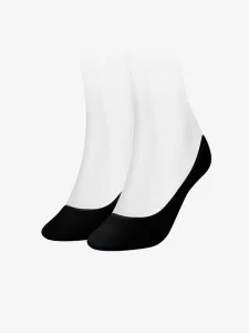 Tommy Hilfiger 2 PACK - dámské ponožky 343025001-200 BLACK 35-38