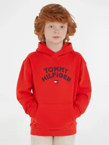 Tommy Hilfiger Mikina dětská Červená #5581271
