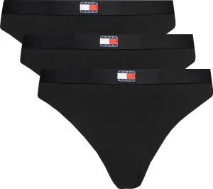 Tommy Hilfiger 3 PACK - dámská tanga UW0UW05013-0VA M