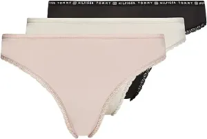 Tommy Hilfiger 3 PACK - dámské kalhotky Bikini UW0UW02825-0R8 XL