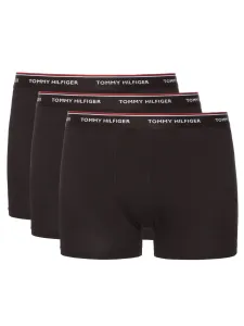 Nadměrná velikost: Tommy Hilfiger, Pohodlné bavlněné slipy s podílem streče v balení po 3 kusech černá