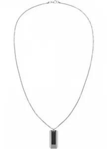 Tommy Hilfiger Elegantní ocelový náhrdelník s vojenskou známkou 2790354 #4851593