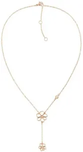 Tommy Hilfiger Půvabný květinový náhrdelník z pozlacené oceli TH2780368