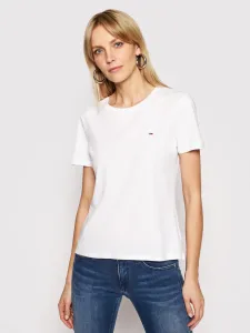Tommy Jeans dámské bílé tričko #1418209