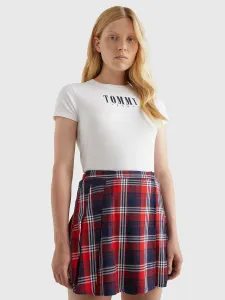Tommy Jeans dámské bílé tričko #1421591