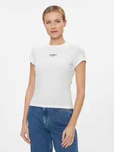 Tommy Jeans dámské bílé tričko #5573641